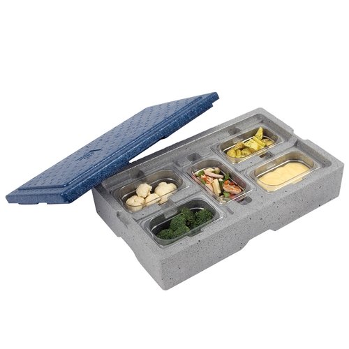  HorecaTraders Maaltijd warmhoudbox | 50,5x31x12,5 cm 