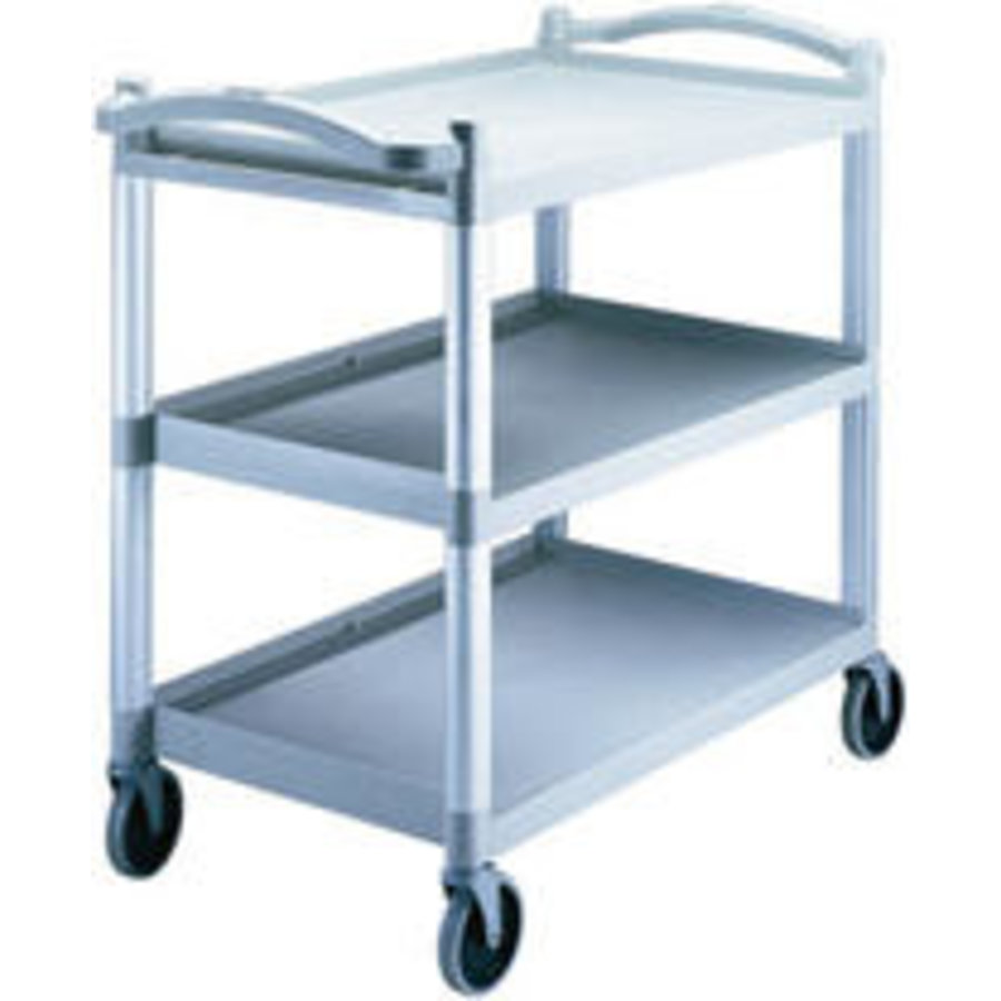 Chariot de service en plastique | 3 couches