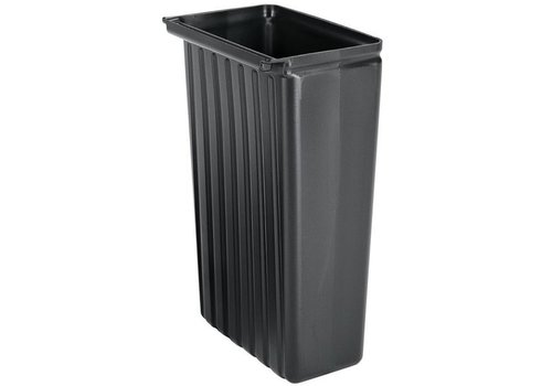  Cambro Zwarte afvalbak voor serveerwagen | 30 L 