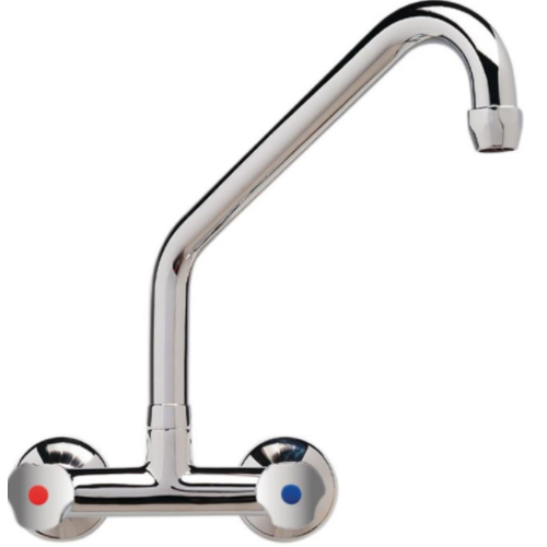  HorecaTraders High wall mixer wall model duobloc | High Performance | 200mm 