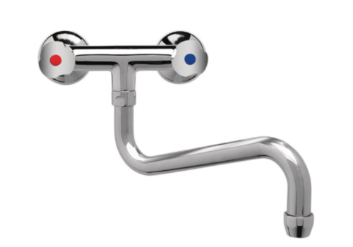  HorecaTraders Low wall mixer | High Performance | 200mm 