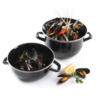 Hendi Enamelled mussel pan with lid | 5L