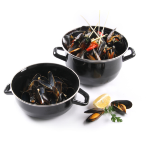  Hendi Enamelled mussel pan with lid | 5L 