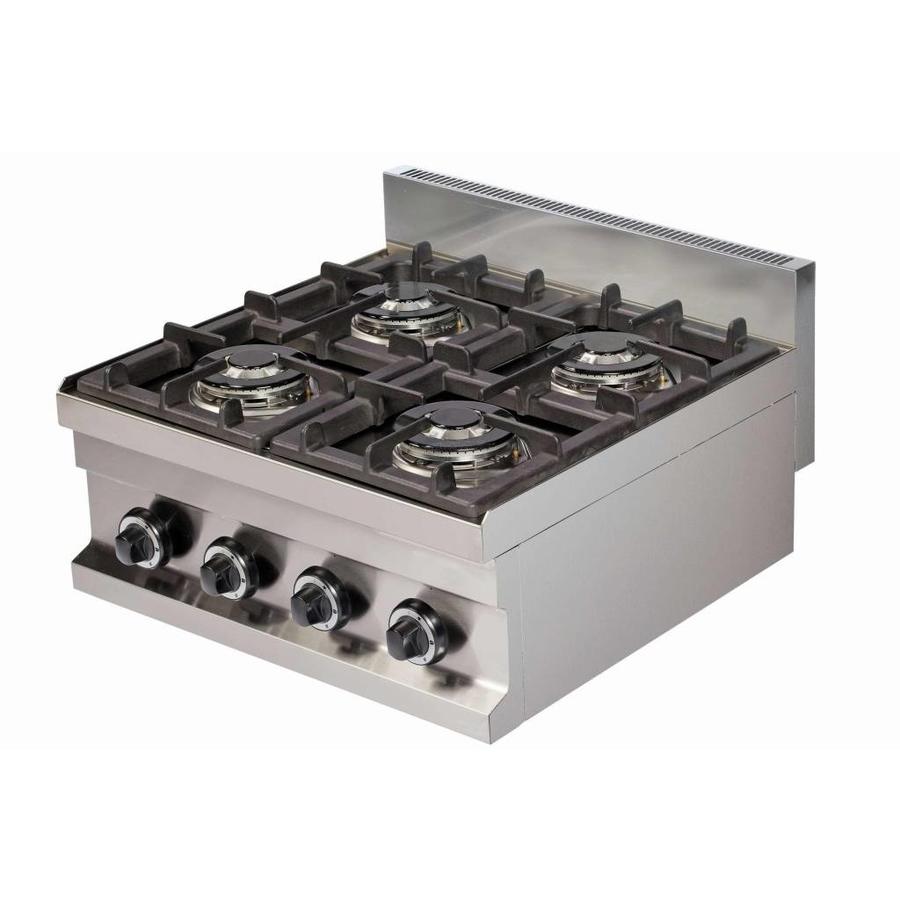 Cuisinière à gaz modèle de table | 4 brûleurs