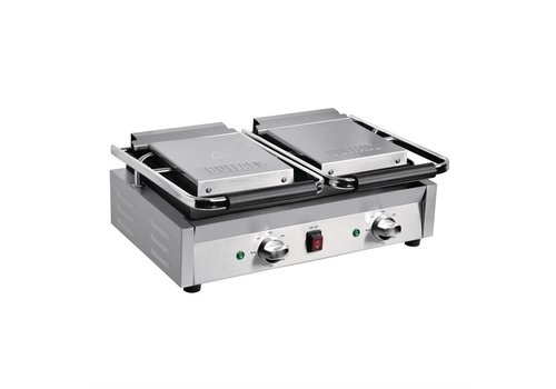  Buffalo Contact Grill Dubbel Gegroefd - 2900W 