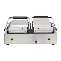 Double Contact Grill - Ribbed Top - Smooth Bottom