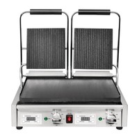 Double Contact Grill - Ribbed Top - Smooth Bottom
