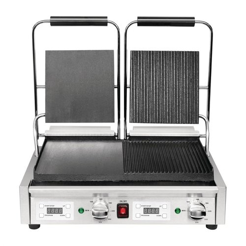  Buffalo Double Contact Grill - Ribbed / Smooth 