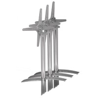 pied de table pliant en aluminium - hauteur 68 cm