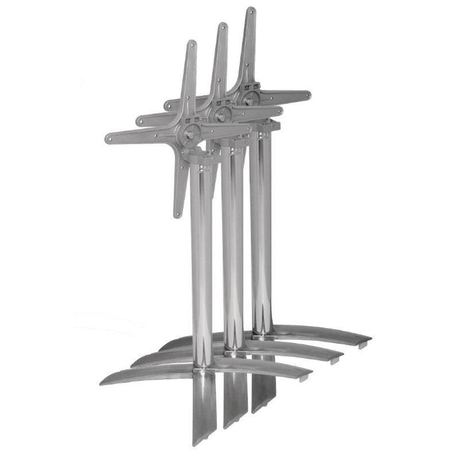 folding aluminum table leg - 68 cm high