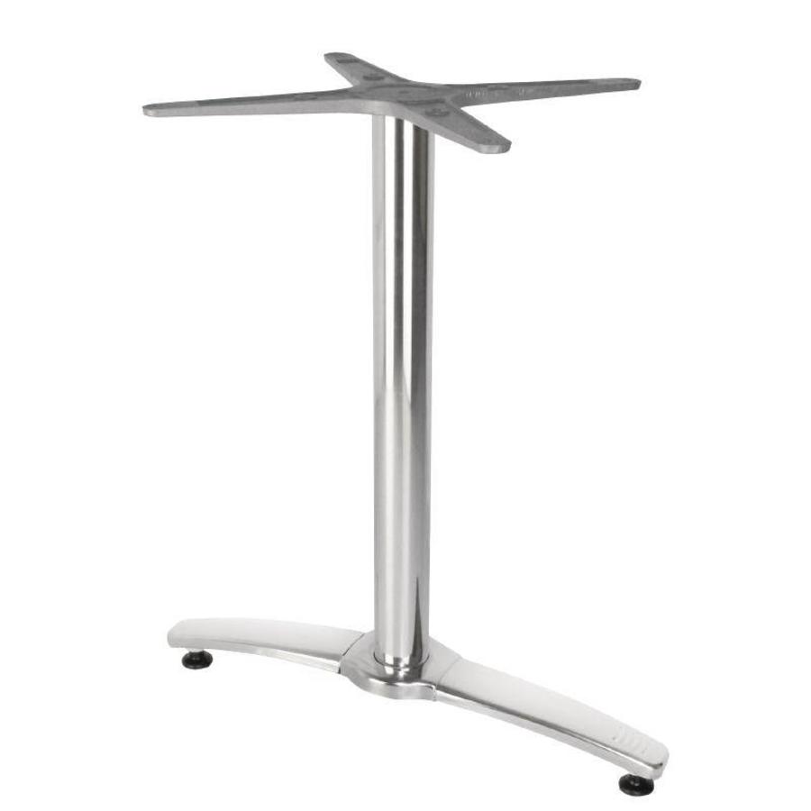 Pied de table double en aluminium de 68 cm de hauteur