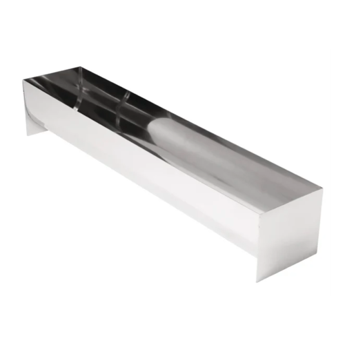  HorecaTraders Edelstahl Pasteten- und Terrinenform U-Form 50cm 