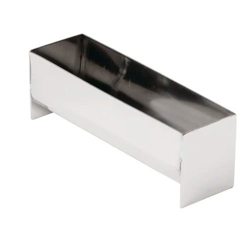  HorecaTraders Edelstahl Pasteten- und Terrinenform U-Form 13,5cm 