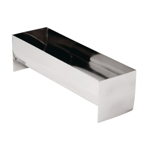  HorecaTraders Edelstahl Pasteten- und Terrinenform U-Form 26cm 