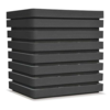 HorecaTraders Sound-absorbing black casing for outdoor units