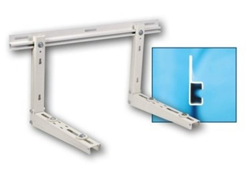  HorecaTraders Wall console | u-shaped profile | 80 + 80 carrying capacity 