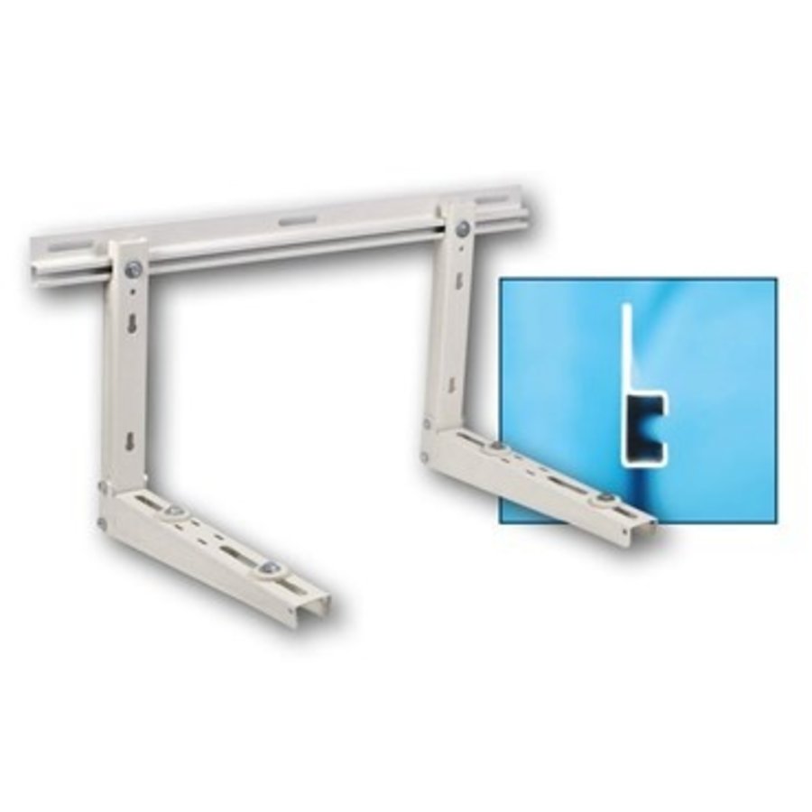 Console murale | profil en U | Capacité de charge 80 + 80
