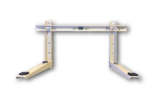  HorecaTraders Painted wall console with crossbar | 70 + 70 kg 