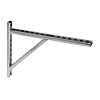 HorecaTraders Wall console | galvanized steel | 150 + 150 kg load capacity