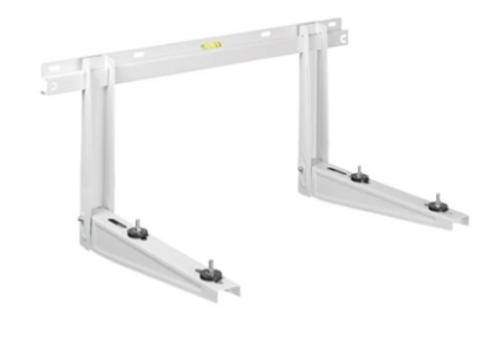  HorecaTraders Lacquered white stainless steel wall bracket 