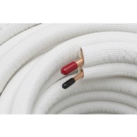 Copper pipe for air conditioning insulated | 20 meters | 1/4 x various