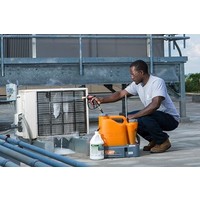 Unité de nettoyage mobile avec 2 réservoirs