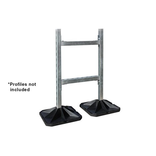  Big Foot Systems Pied de nivellement à cadre en H | 60x60cm 