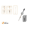 HorecaTraders Cable suspension system with concrete anchor | 4 variants