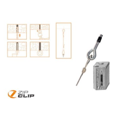  HorecaTraders système de suspension par câble avec ancrage en béton | 4 variantes 