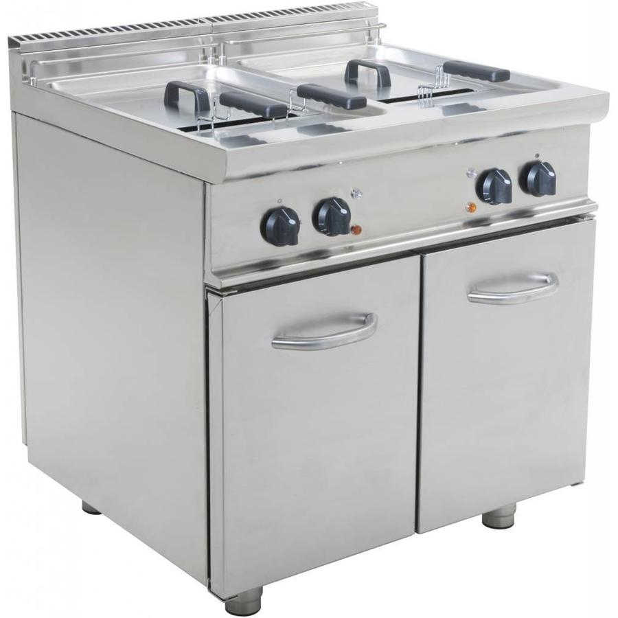 Electric fryer with base 2 x 17 liters | 400V