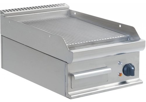  Saro Professionele Geribbelde Grillplaat | 40x70cm | 400V 