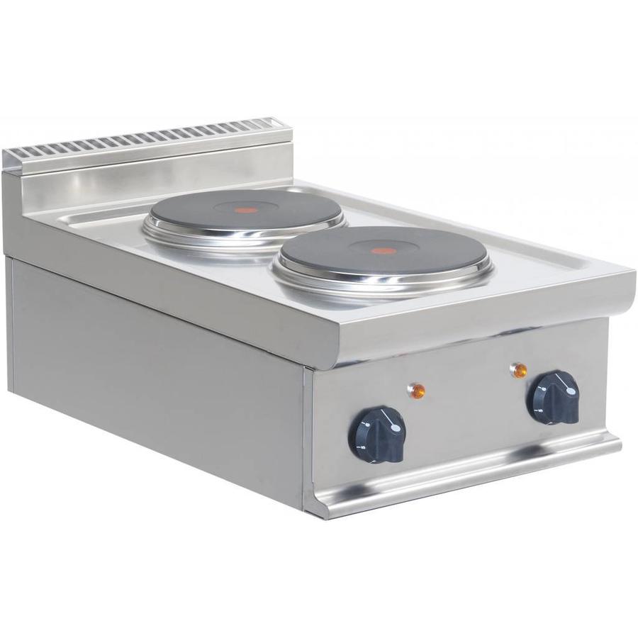 Cuisinière électrique | 2 assiettes | 400 V