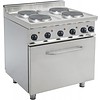 Saro Elektrische kookplaat met oven | 4 kookplaten | 400V