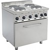 Saro Plaque de cuisson électrique avec four | 4 plaques de cuisson | 400 V