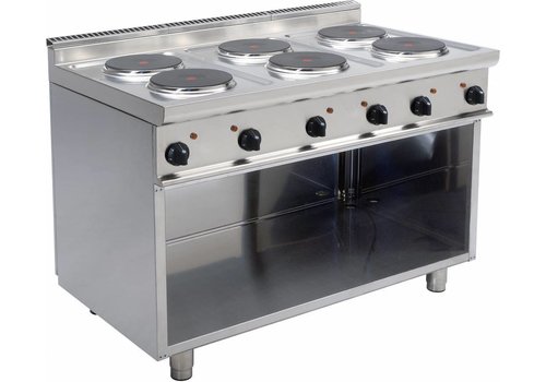  Saro Cuisinière électrique avec socle | 6 assiettes | 400 V 