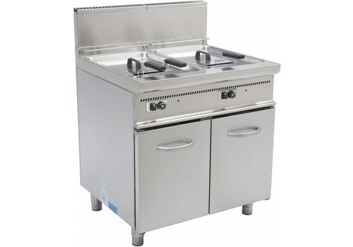  Saro Friteuse à gaz avec base | 2 x 17 