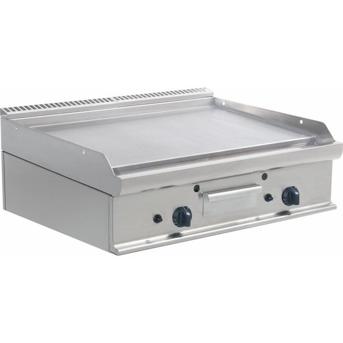  Saro Plaque de cuisson à gaz professionnelle | 2 zones | 80 x 70 x 27 cm 