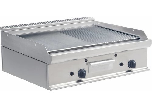  Saro Professional Gas Griddle | Smooth&Ribbed | 80x70x (H) 27cm 