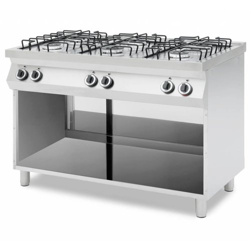  Saro Gas Stove with Open Bottom | 6 Burners 