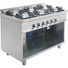 Saro Cuisinière à gaz à fond ouvert | 6 brûleurs