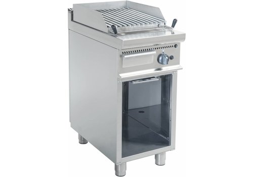  Saro Barbecue à pierre de lave modèle de table avec pieds | Gaz 