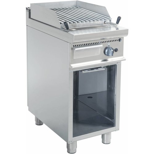 Saro Barbecue à pierre de lave modèle de table avec pieds | Gaz 