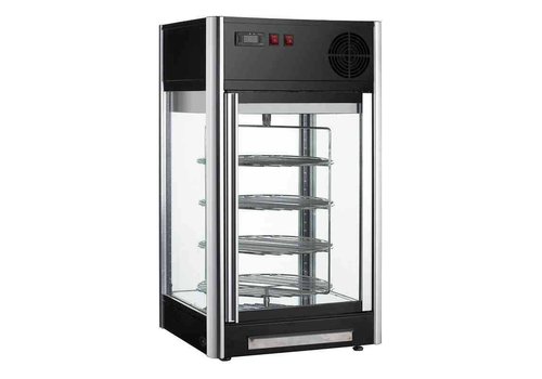  Saro Vitrine à pâtisserie avec 4 plateaux tournants 108 litres 