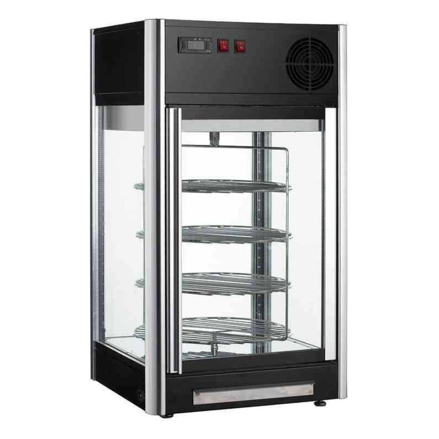 Vitrine à pâtisserie avec 4 plateaux tournants 108 litres