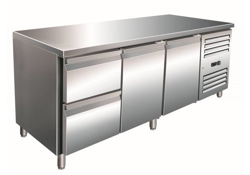  Saro Refrigerated counter with 2 doors and 2 drawers | 179.5 x 70 x 89/95 cm 