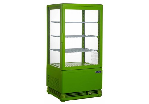  Saro Refrigerated display case green 70 liters 