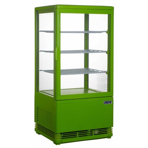  Saro Koelvitrine Groen 70 Liter 