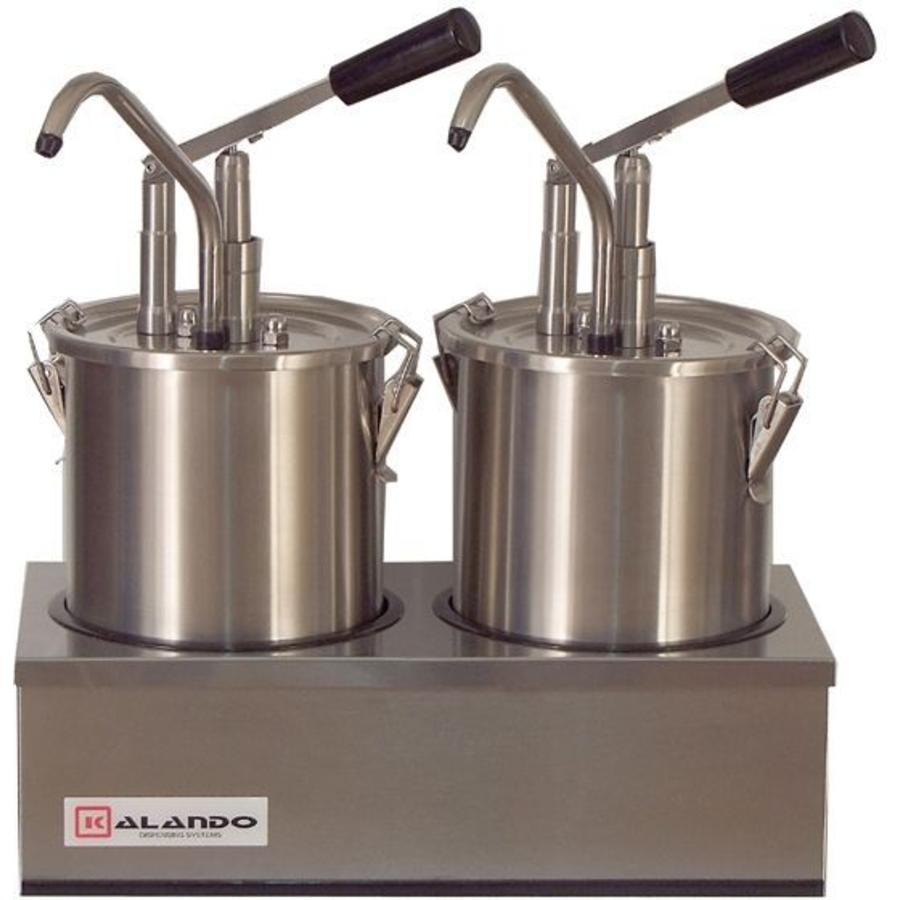 Double sauce pump 2 x 5 litres