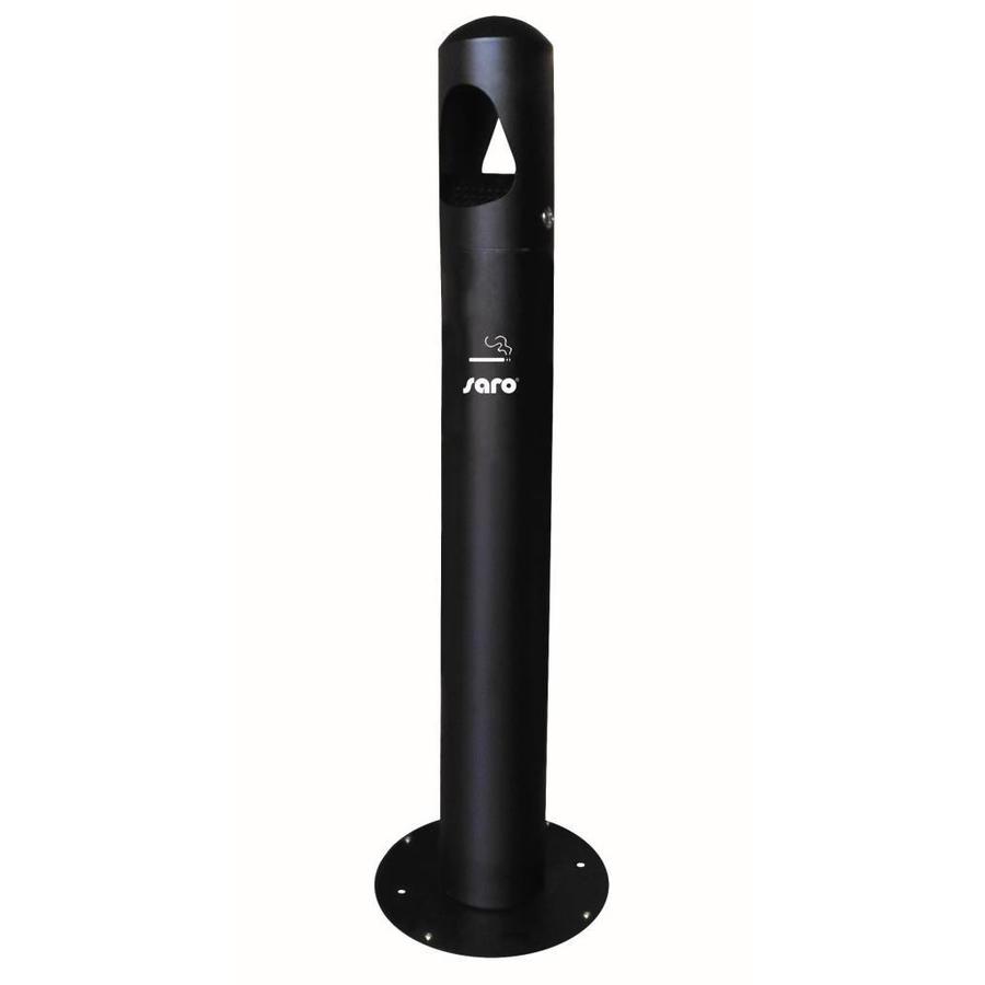 Smoke Pole Black Standing 100cm high