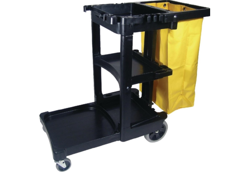  Rubbermaid cleaning trolley 